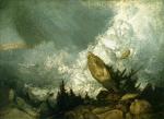 水彩大师 William Turner_1810 Cottage détruit par une avalanche